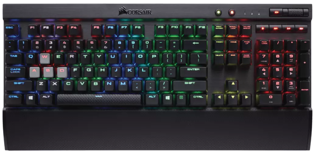 Cordair k70 rgb rapidfire fond transparent